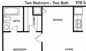 The Ash - Two Bedroom Willow Tree